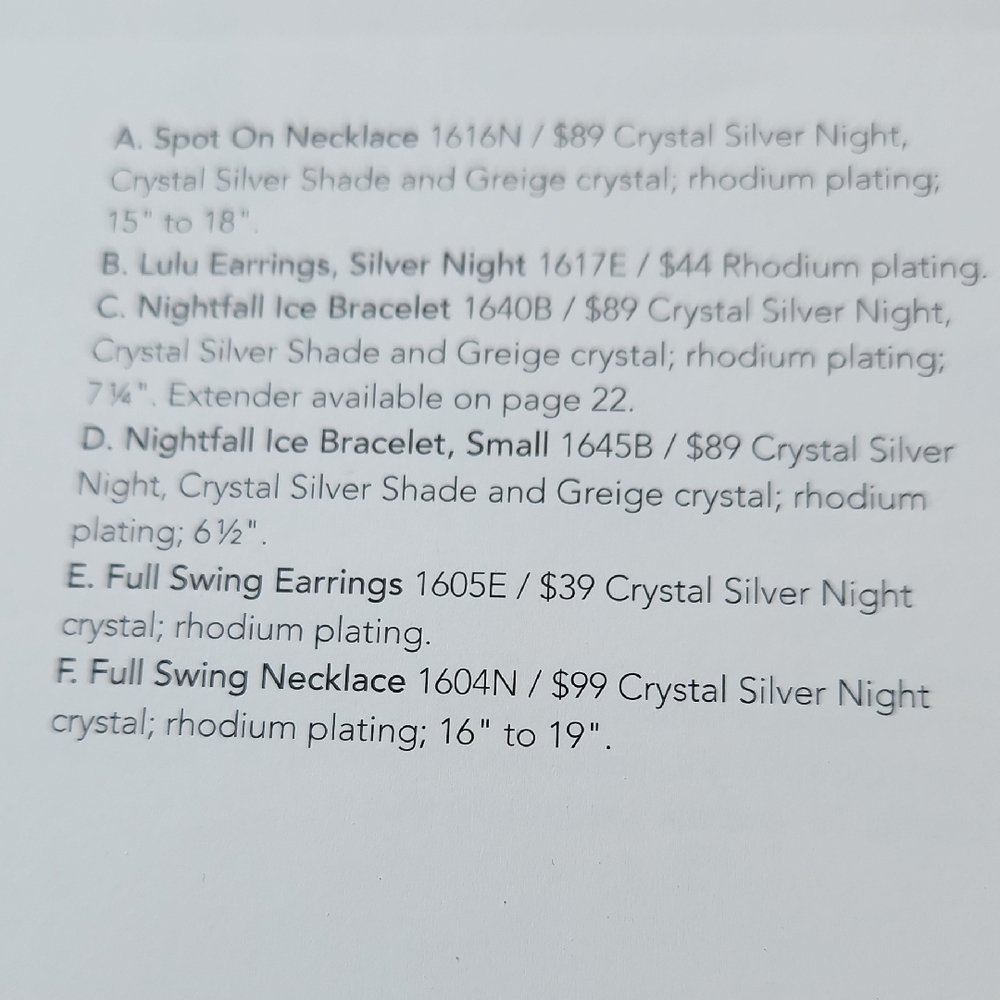 Touchstone Crystal Full Swing Necklace - Picture 5 of 5